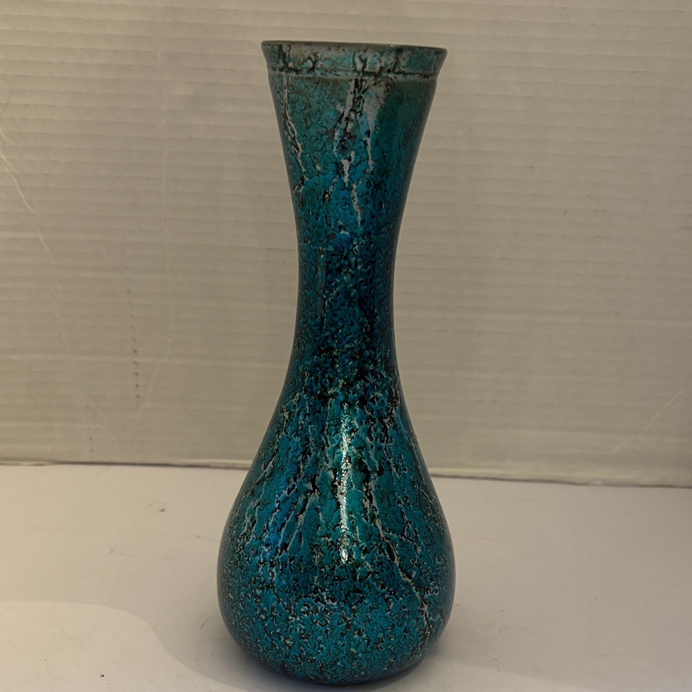 Turquoise and Black Vase